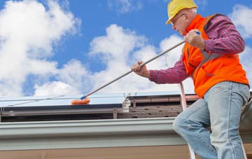 Black Torrington soft wash roof cleaning